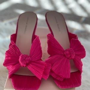 NWT Fuchsia LOEFFLER RANDALL Mules